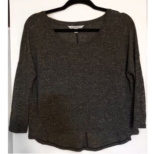 American Eagle cropped 3/4 sleeve top